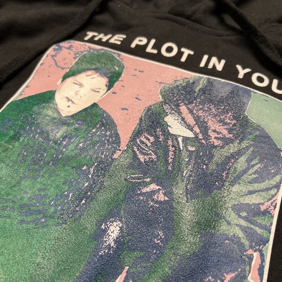 The Plot In You Happiness In Self Destruction Hoodie Sweatshirt Small Black - Picture 8 of 13